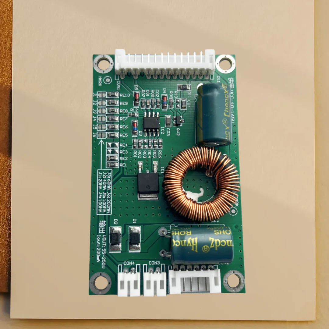 DC40V-165V 32 polegadas a 60 polegadas / 19 polegadas a 65 polegadas placa de alimentação LED de corrente constante para retroiluminação de TV LCD / placa de boost / placa de retroiluminação de TV