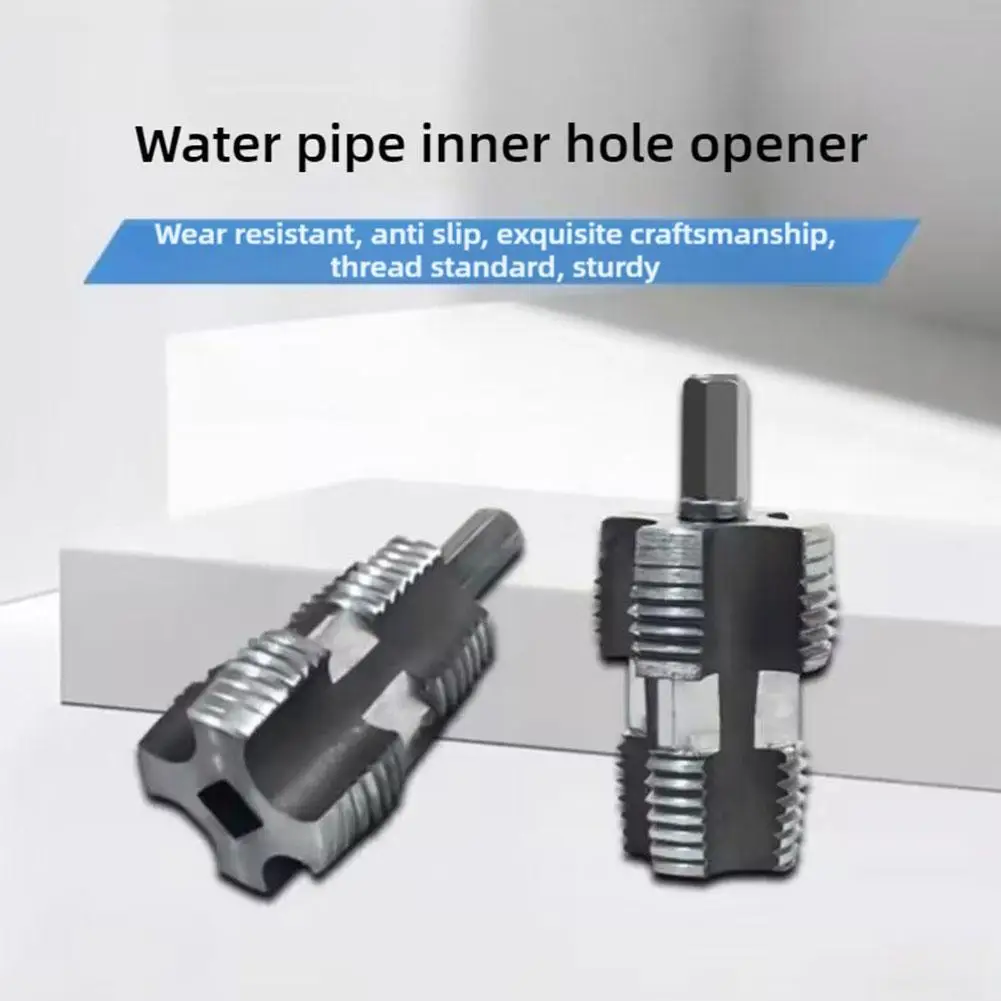Abridor de rosca interna de tubería de agua PPR, 4 puntos, 6 puntos, para grifo de rosca de tubo de plástico PVC, taladros eléctricos manuales, herramientas manuales T0A1