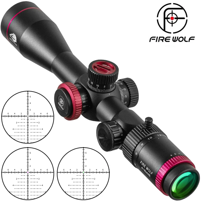 

FIRE WOLF QZ 4-16X44 E IR FFP охотничий прицел с первым фокусным расстоянием оптические прицелы для тактического стекла