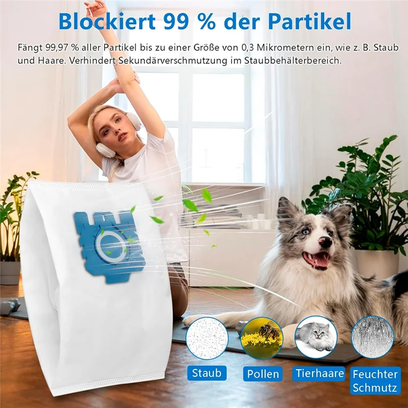 A88X 14PCS Staubsaugerbeutel Für Hyclean 3D GN Staubbeutel Für C1 C2 C3 S2 S5 S8 S600 S8000