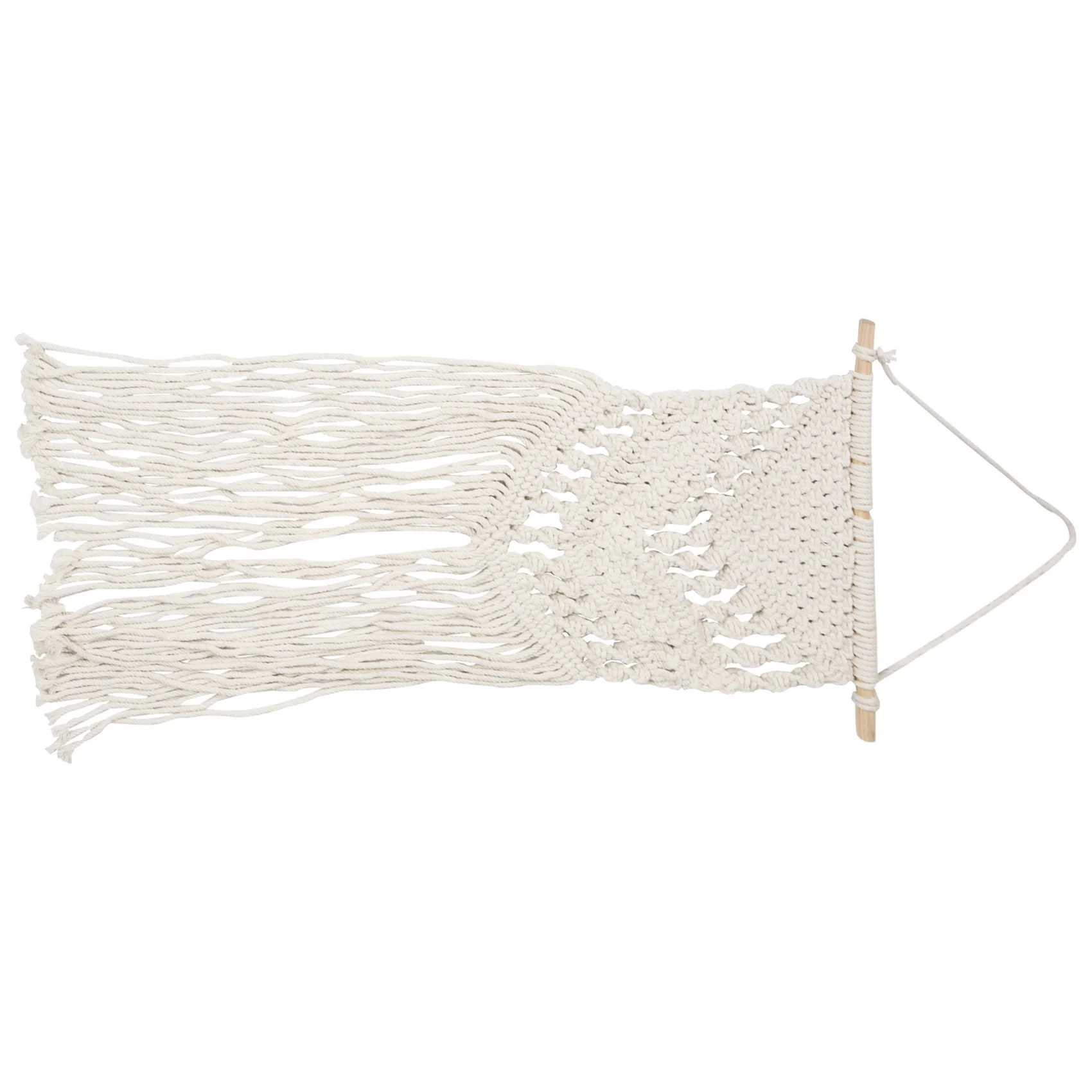 معلقة على الحائط منسوجة من LICE-Macrame - ديكور فني هندسي للغرفة البوهيمية على طراز بوهو - ديكور غرفة نوم شقة جميلة، 14 بوصة