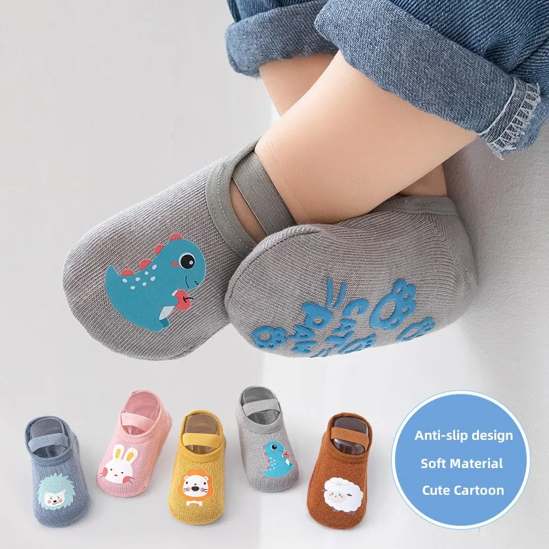 Baby First Walking Toddler Shoes Anti Slip Socks Newborn Warm Crib Floor Comfortable Foot Girl Boy Cute Kids Slipper