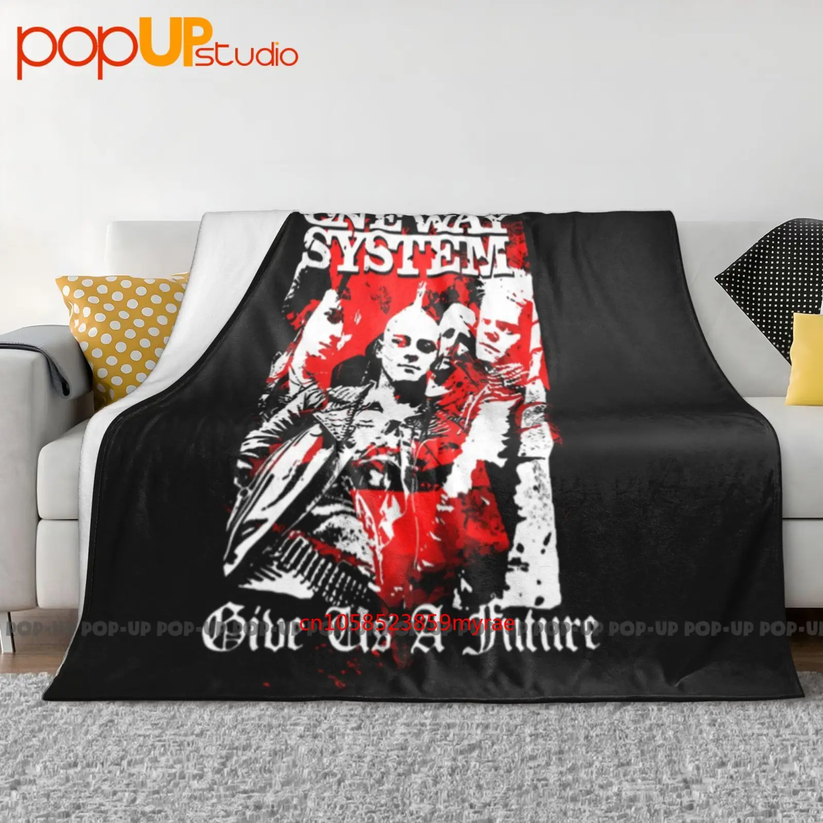 One Way System Give Us A Future Ultra-Soft Blanket Quilt Winter Sofa Cover Bed Covers