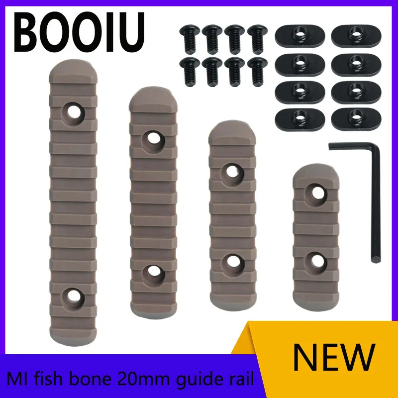 BOOIU IK PDXMLOK Spielzeug-Schienen-KEY-System MOE Handguard-Schiene JJSL Taktisches Zubehör Schienen-Dekoration Taktische Ausrüstung