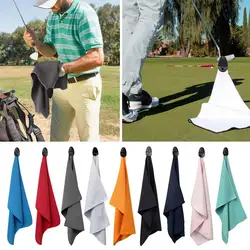 Magnetic Golf Towel Microfiber Golf Towel Cleaning Cloth Block Waffle Pattern Fast Drying Golf Accessory For Golfs Bags Carts