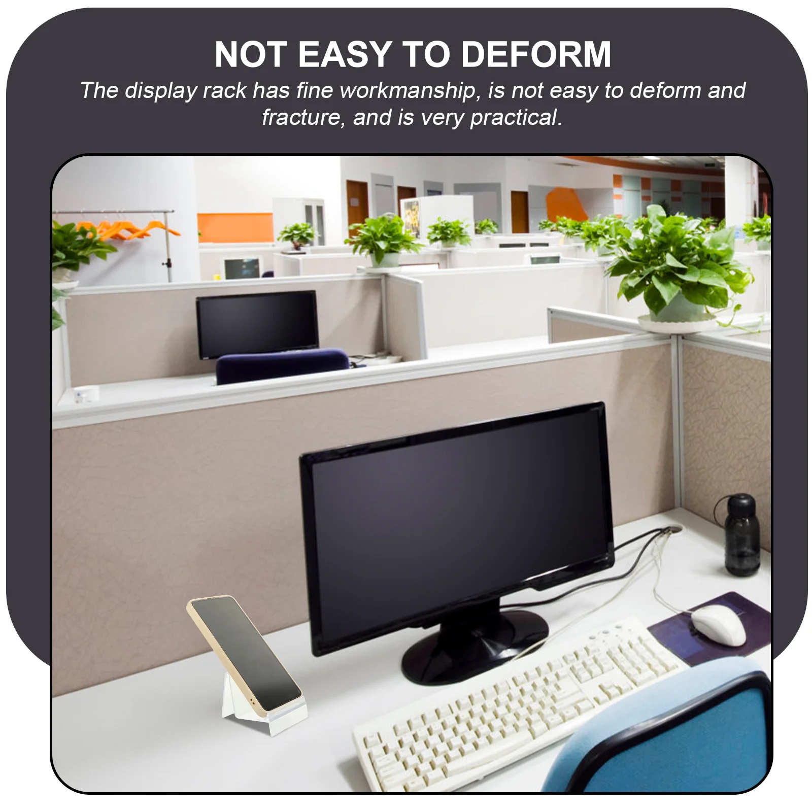 6 Pcs Wallet Plastic Holder Office Display Shelf Shelves Storage Racks Card Wallets 75X7X6CM Shop