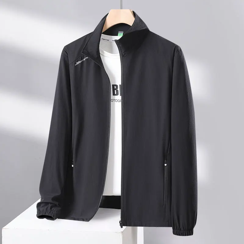 

HODO Red Bean Ice Silk Мужская уличная одежда Jaet Qui Dry Cool Солнцезащитная одежда Long Sve Спортивная майка средней длины