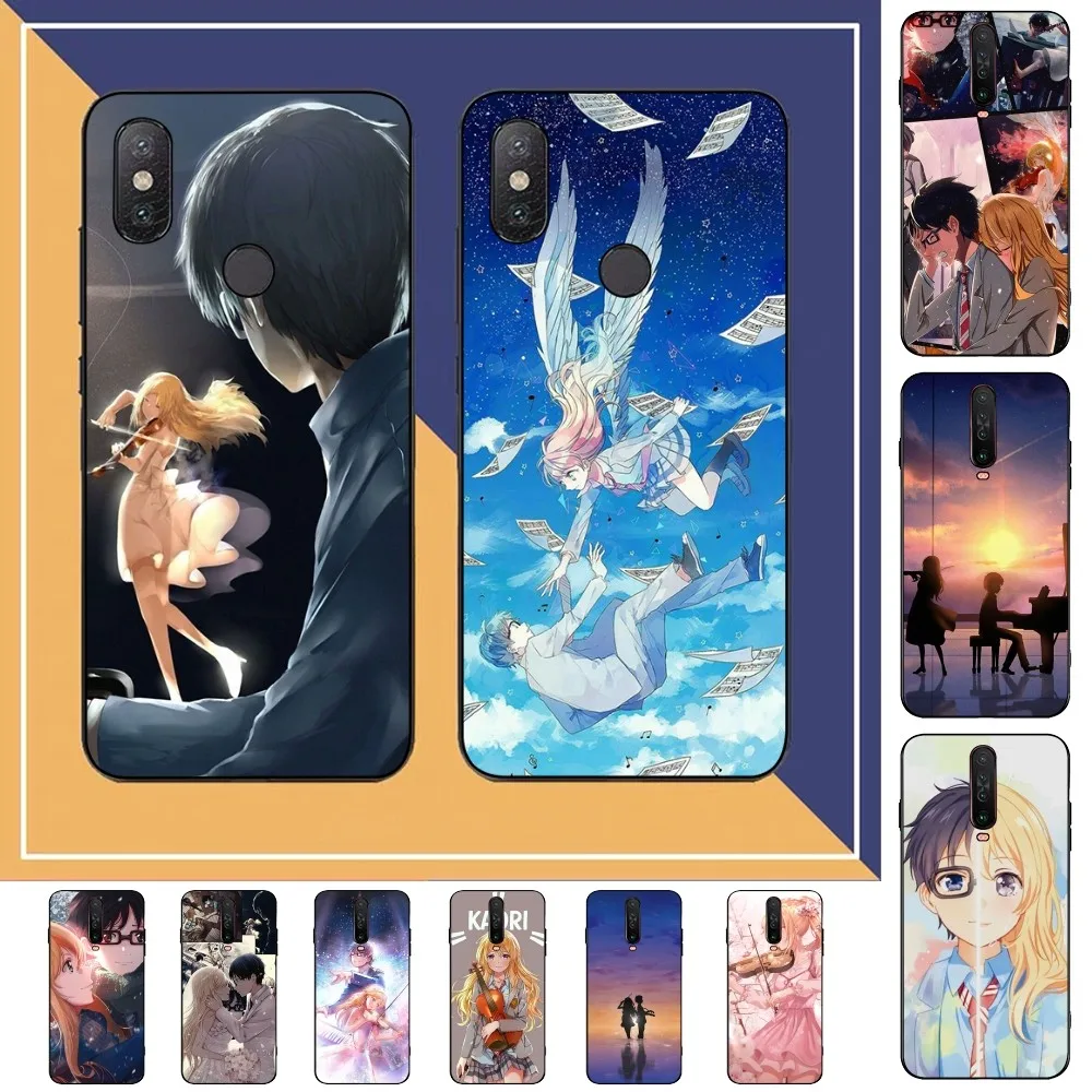 

Your Lie in April Phone Case For Redmi Note 4 X 5 A 6 7 8 T 9 9S 10 11 11S 11Epro Poco M3 pro
