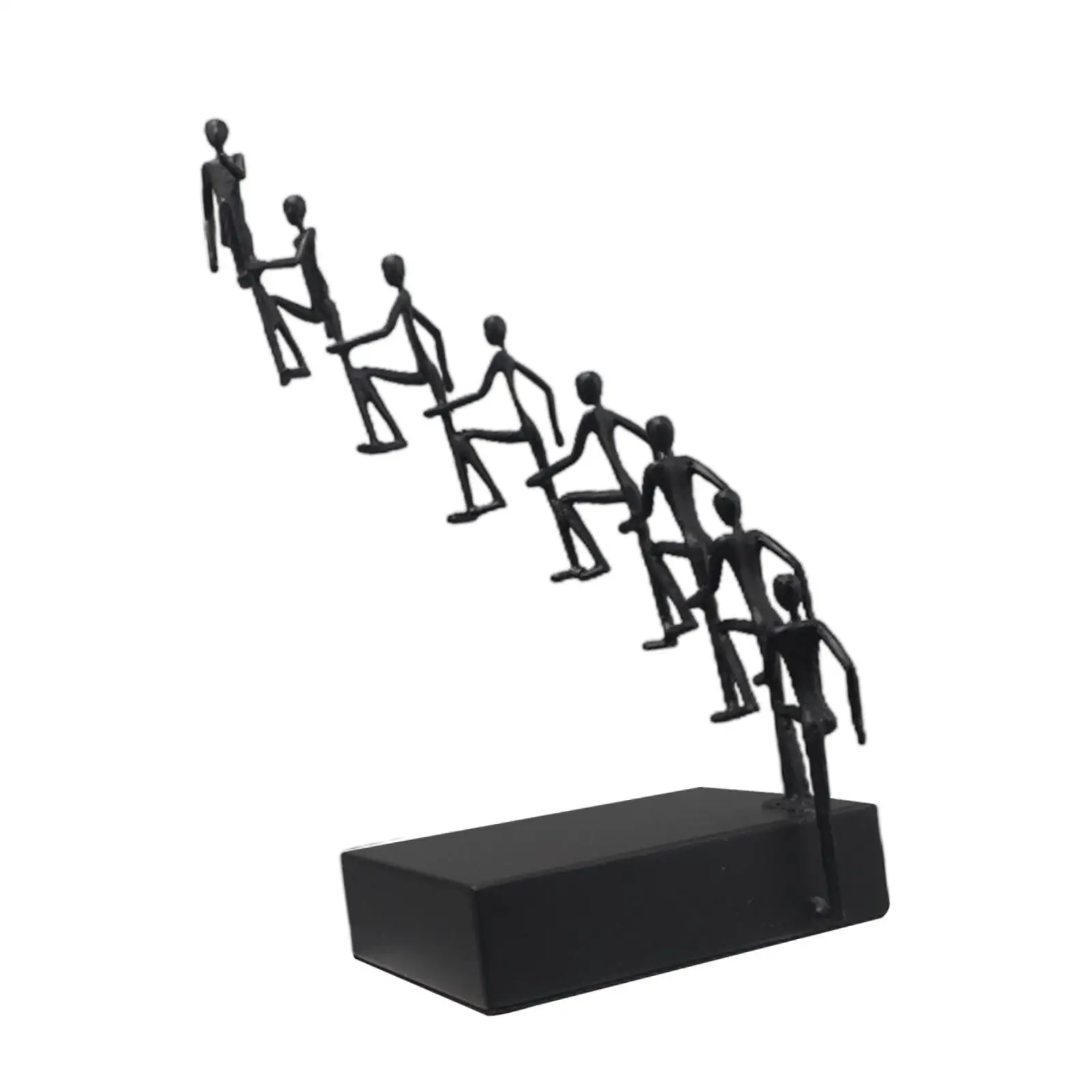 

Art Statue Decorative Table Centerpiece Artwork Minimalist Abstract Sculpture for Shelf Cabinet Office Valentines Day Decor