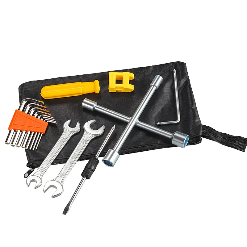 Portable Tool Set, Hexagon Socket Set Tire Patch Kit, Cycling Chain Tool, Motorcycle Tool Kit, Bicycles Repair Kit