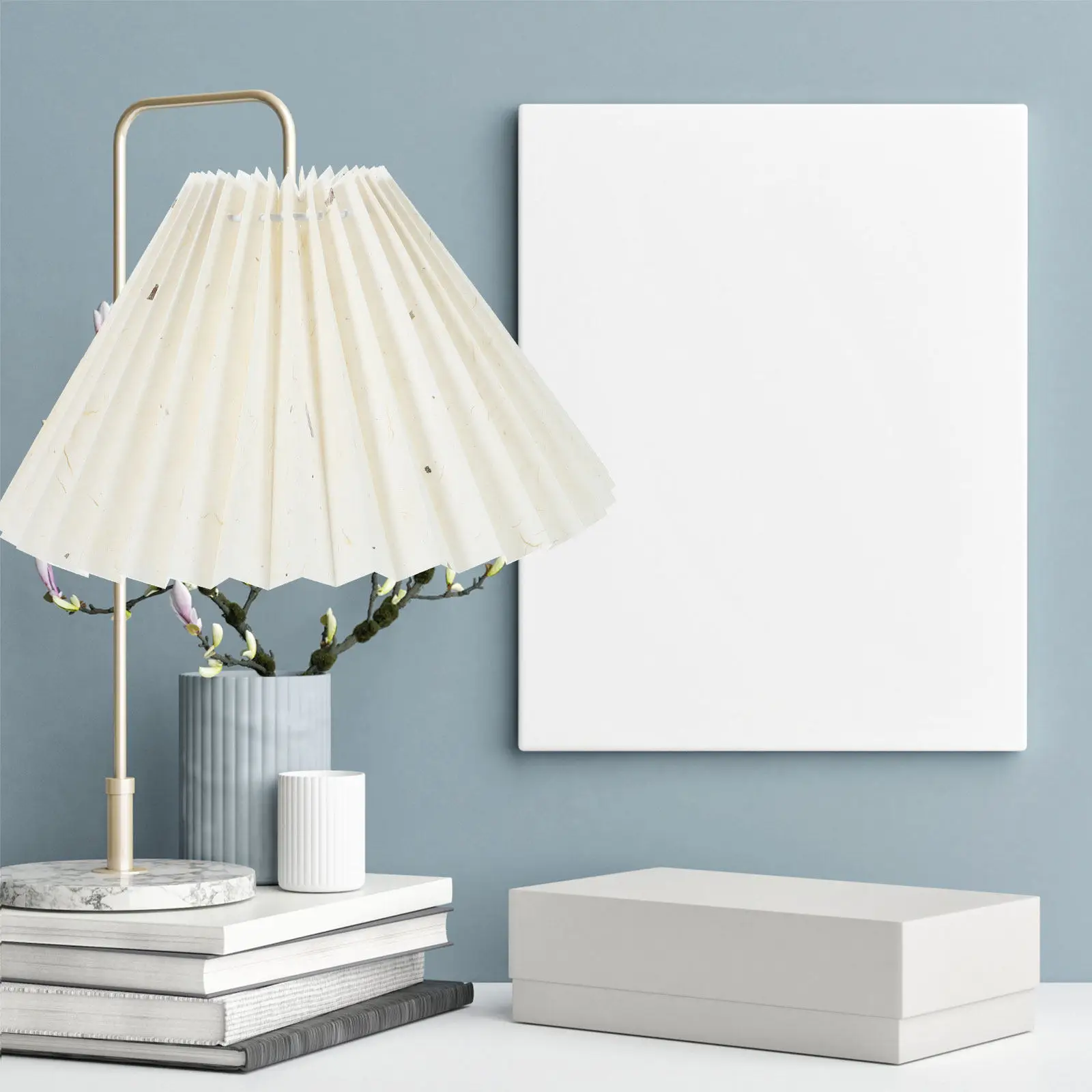 

Круглый плиссированный абажур для настольных ламп с тканевым дизайном в форме барабана, в ретро-стиле, защитный чехол для светильника от пыли