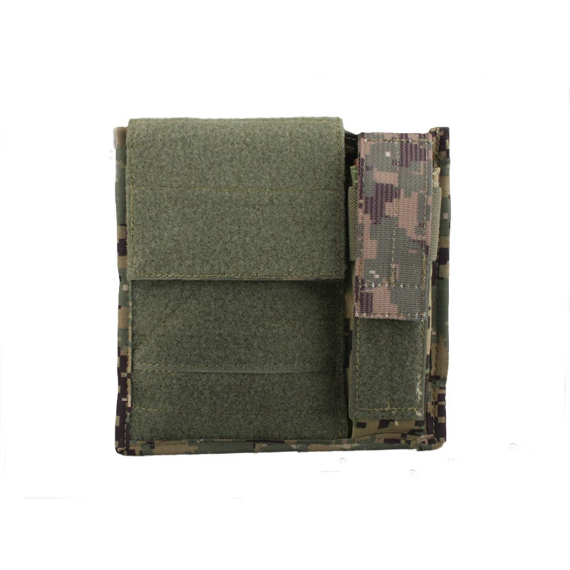 Emersongear Admin Light Map Pouch Storage Purposed Bag Pack Panel Molle Training Hiking Combat Hunting Outdoor Nylon