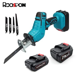 Cordless Reciprocating Saw Variable Speed Wood Metal PVC Pipe Cutting Saber Saw Power Tool With 4 Blades for Makita Battery