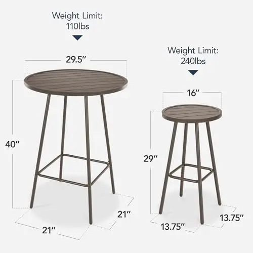 Patio Bar Set 2