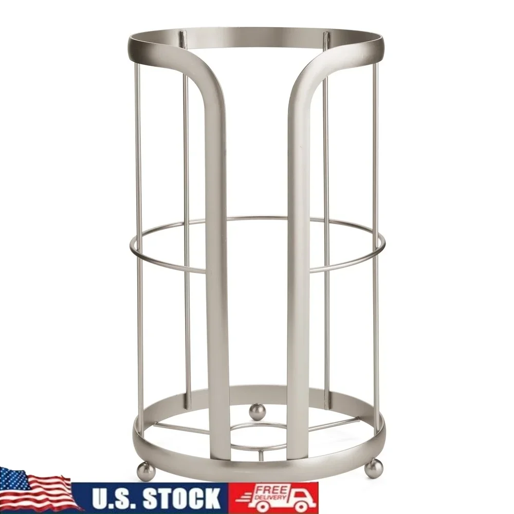 

Отдельностоящий держатель для туалетной бумаги с дополнительным хранилищем в рулонах, 3 рулона, современный аксессуар для ванной комнаты, простая в использовании, полная сборка