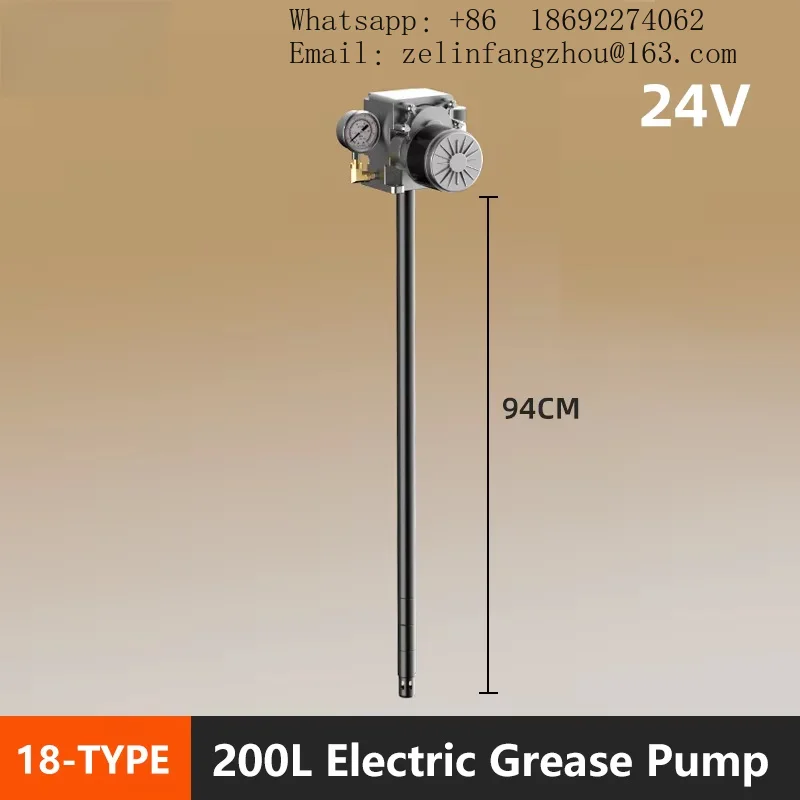 Cavitt KWT-LGP15A05 200L Pneumatic Grease Pump High Pressure 0.9L Min Lubrication Bearing Grease Dispenser Heavy Duty