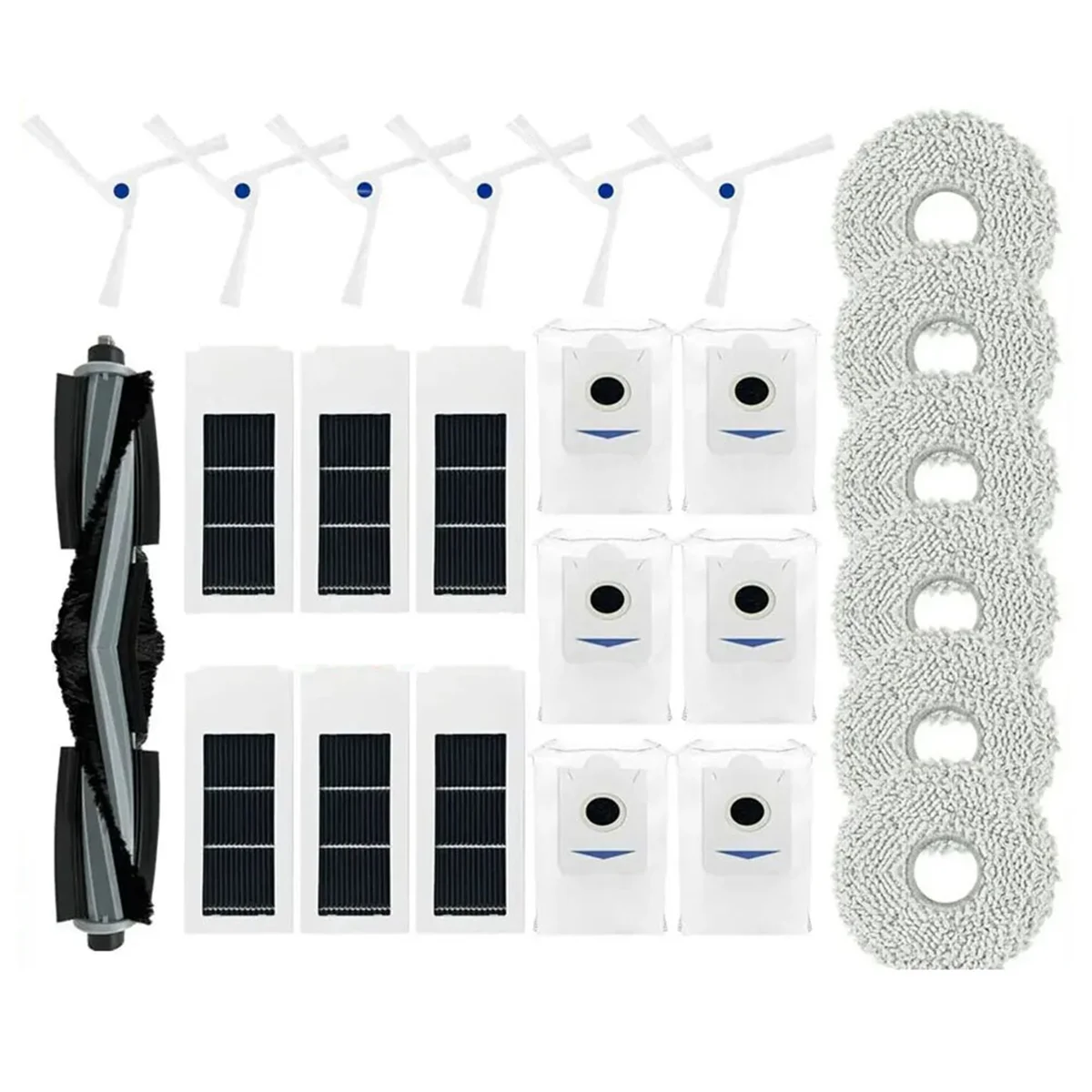 Hepa Filter Mop para X2 Pro e Debot X2 Omni Supplies, Main Rolling Side Brush, Dust Bag, Consumíveis Acessórios