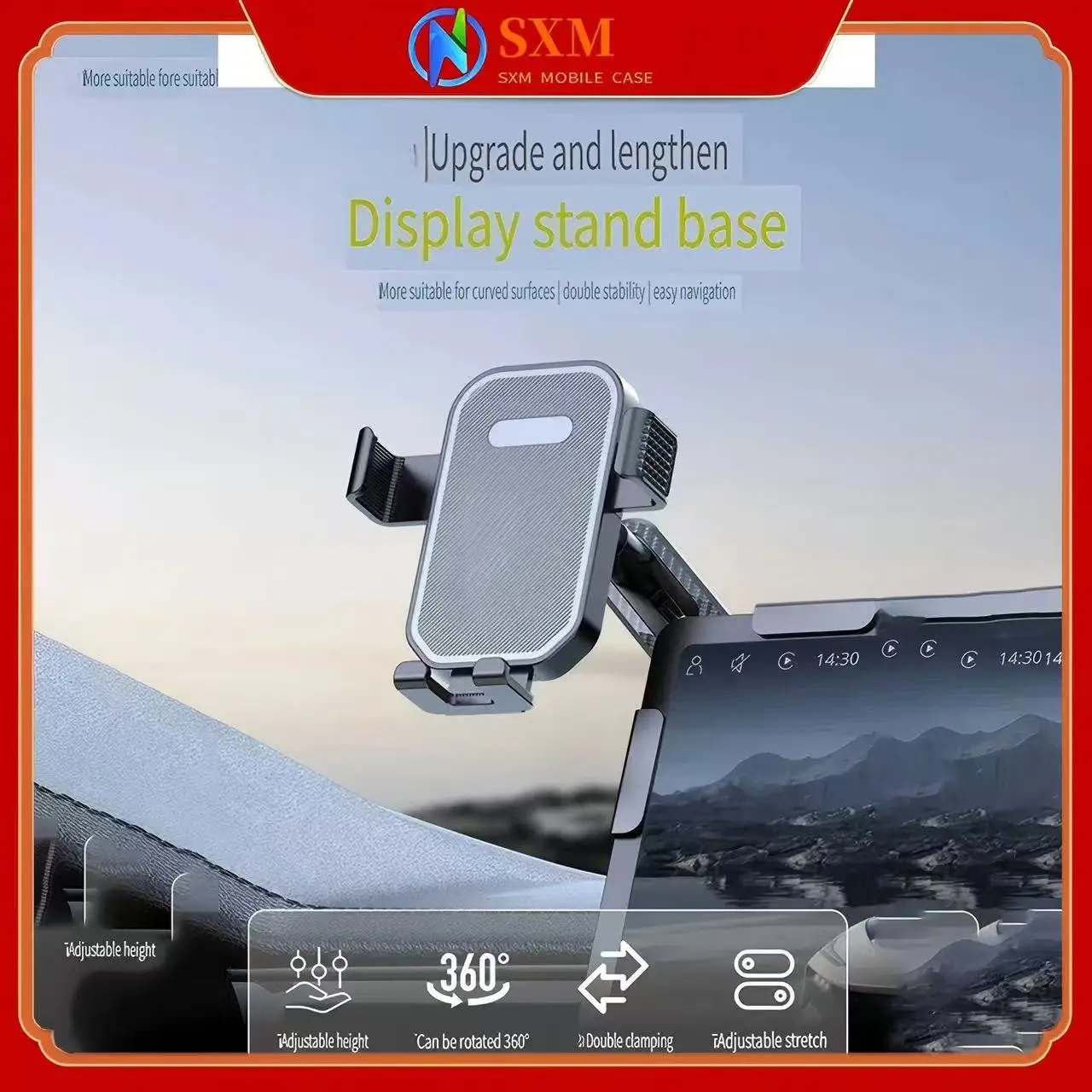 

Автомобильный держатель для мобильного телефона, автомобильная навигация, новый энергетический центральный экран управления транспортным средством, специальная гравитационная поддержка