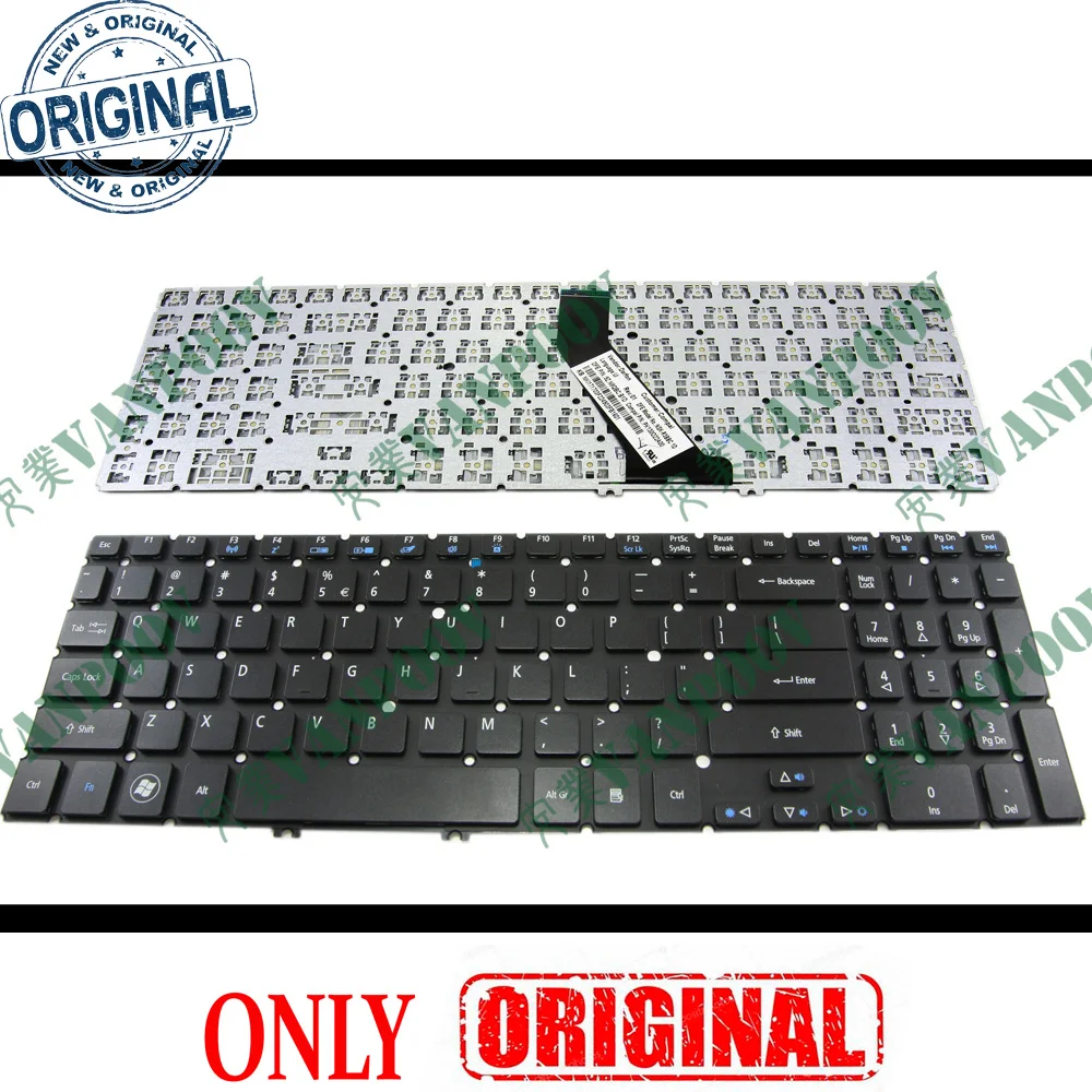 Novo teclado de notebook para acer aspire v5 V5-531 V5-531G V5-551 V5-551G V5-571 V5-571G V5-571P V5-571PG preto inglês dos eua