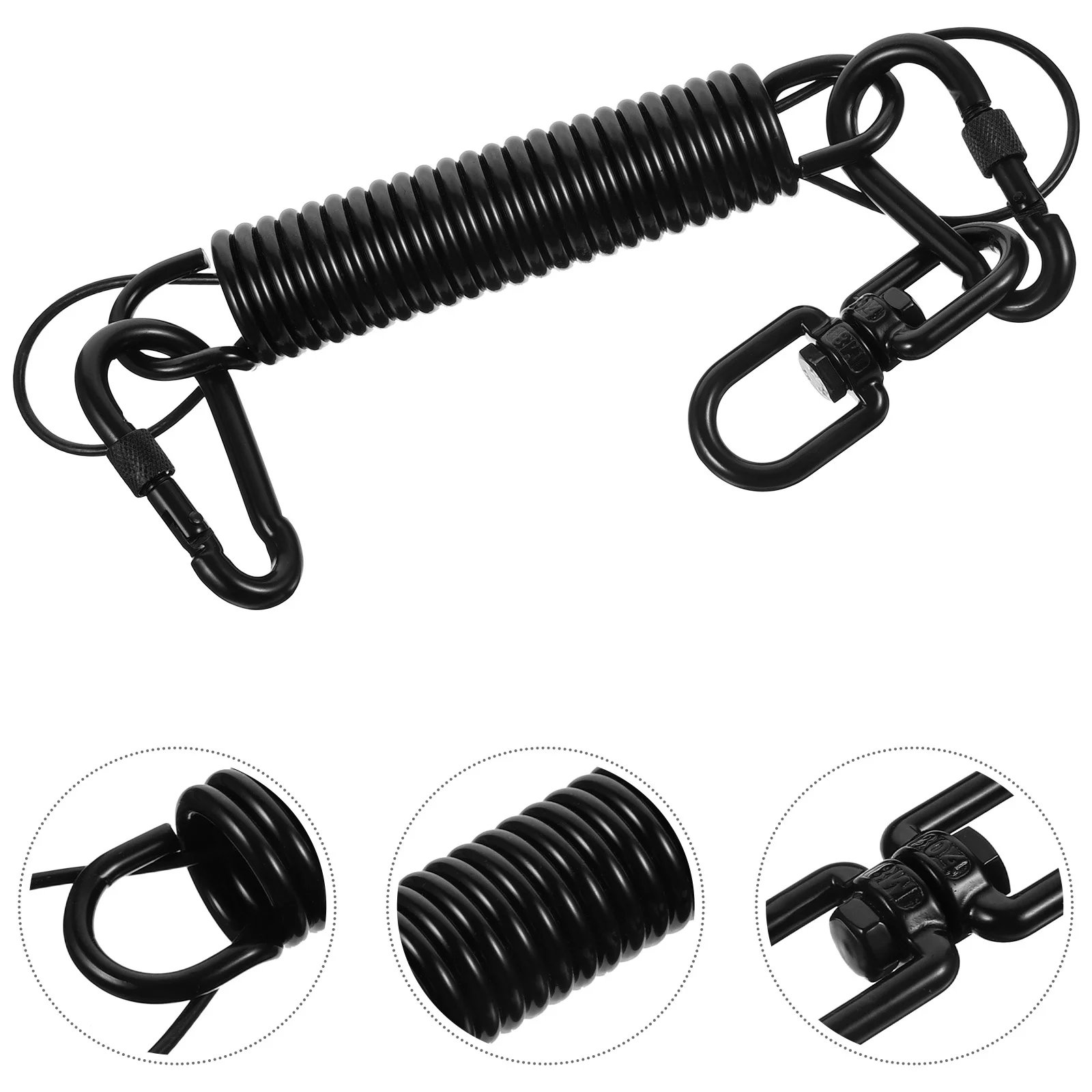 

Stable Iron Stainless Steel Swing Spring Set for Hammock Chair Hanging Supplies Easy Secure Connections Swing Spring