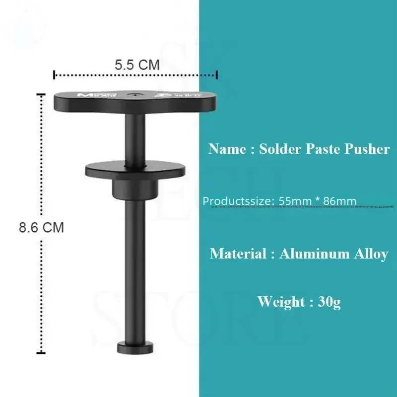 Solder oil companion booster, aluminum alloy push rod, needle tube type solder paste, solder oil flux, green oil booster Piston