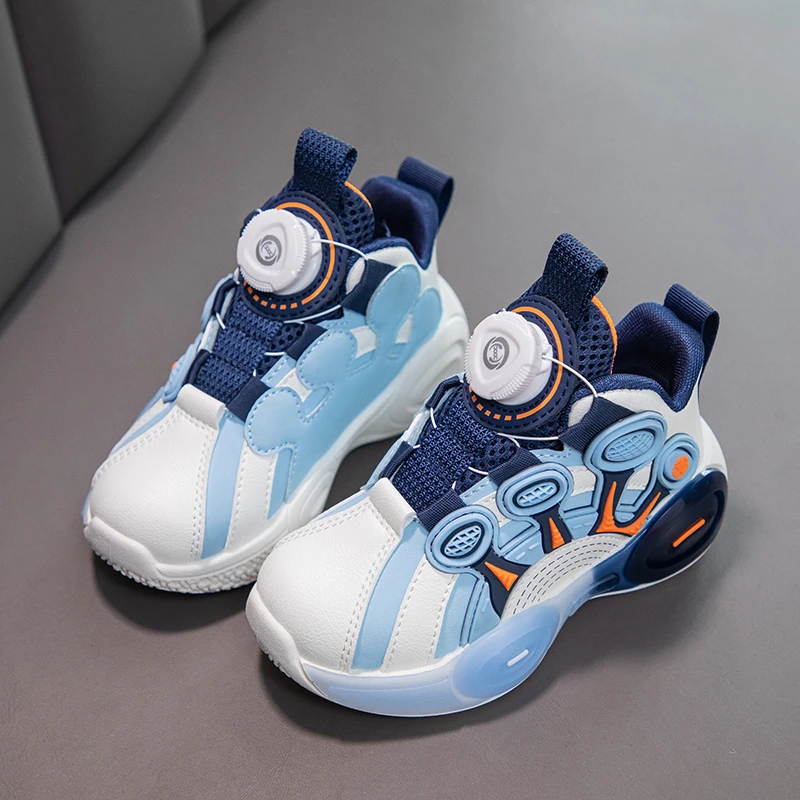 New High Quality Kids Sneakers Non-slip Wear-resistant Children's Shoes Outdoor Casual Basketball Sport Shoes for Boys