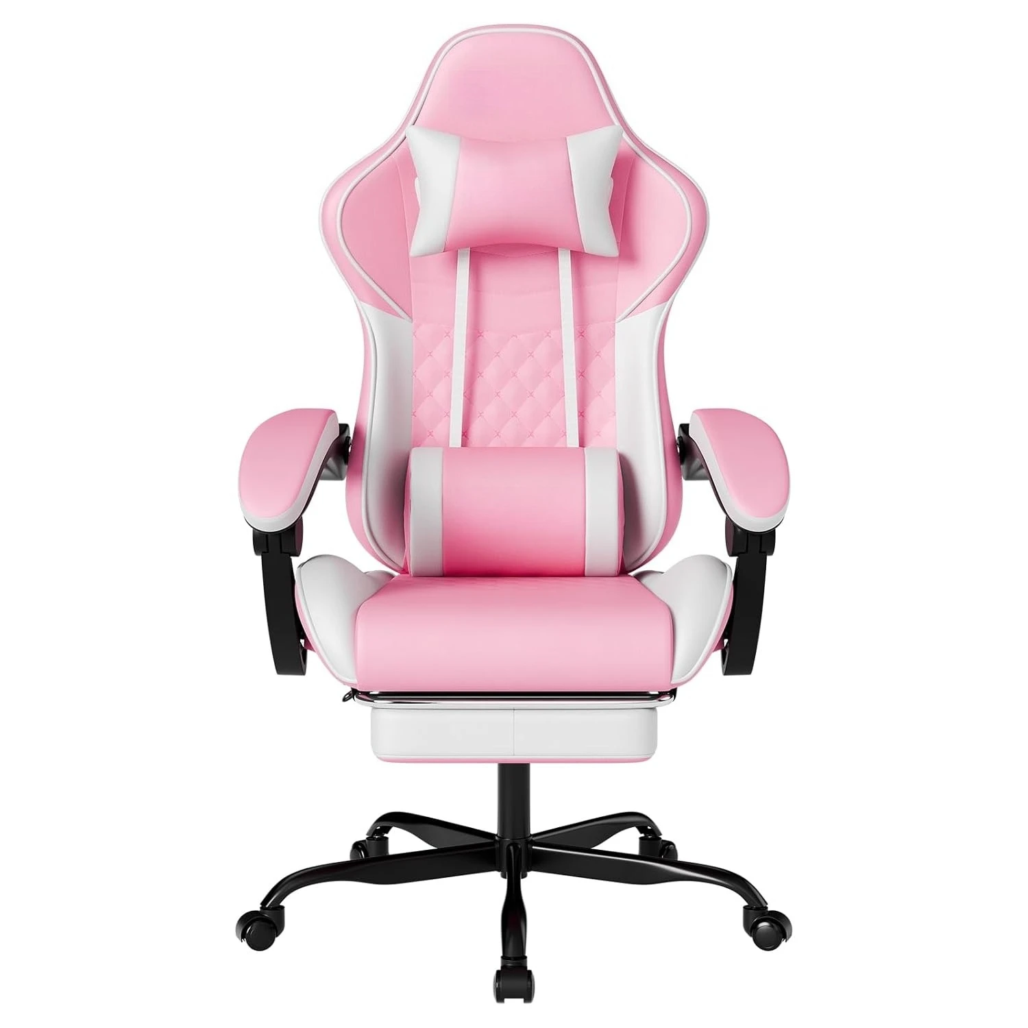 

Ergonomic Gaming Chair Massage Lumbar Support Swivel Height Adjustable Headrest Backrest for Adults Office Home, Customized