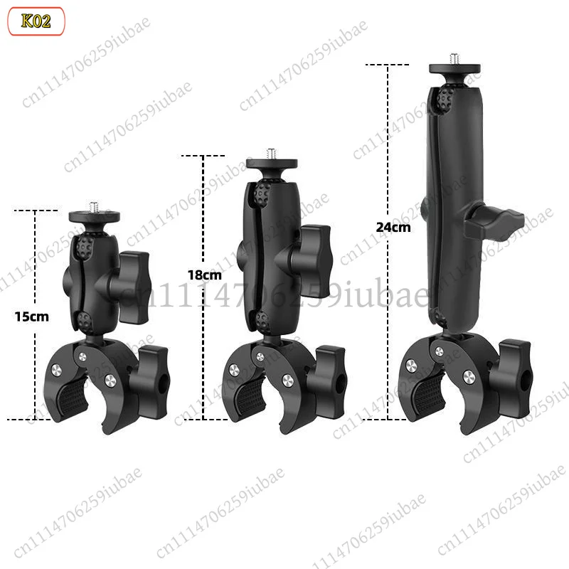 Super Clamp Mount Bike Motorcycle Handlebar Bracket Holder for GoPro 13 12 11 Insta360 X3 X4 DJI Action Camera Accessories