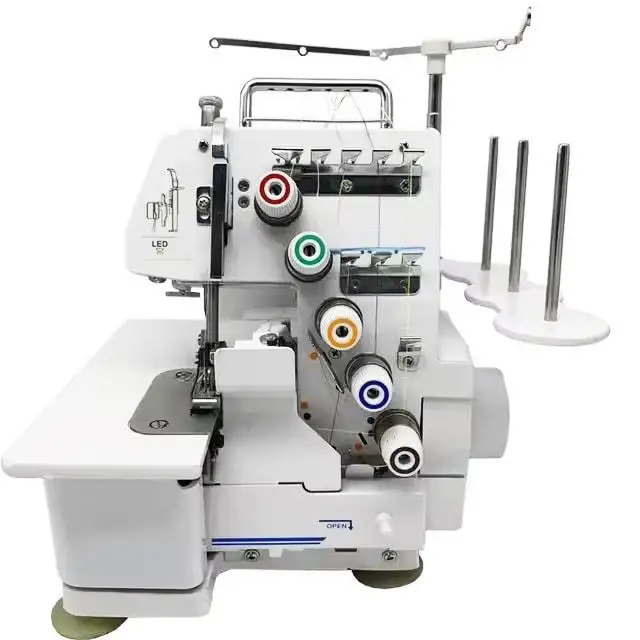 Three Thread Double Needle Home Textile Sewing Machine for Household & Small Commercial Use for Locksmith Work