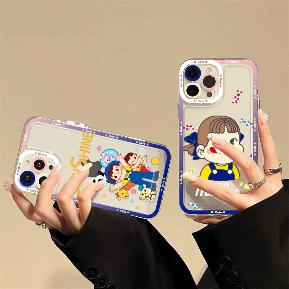 Cartoon Peko Chan Phone Case For Samsung A 10 20 30 70 13 21 32 72 22 51 52 53 71 73 32 4g 32 5g Fundas