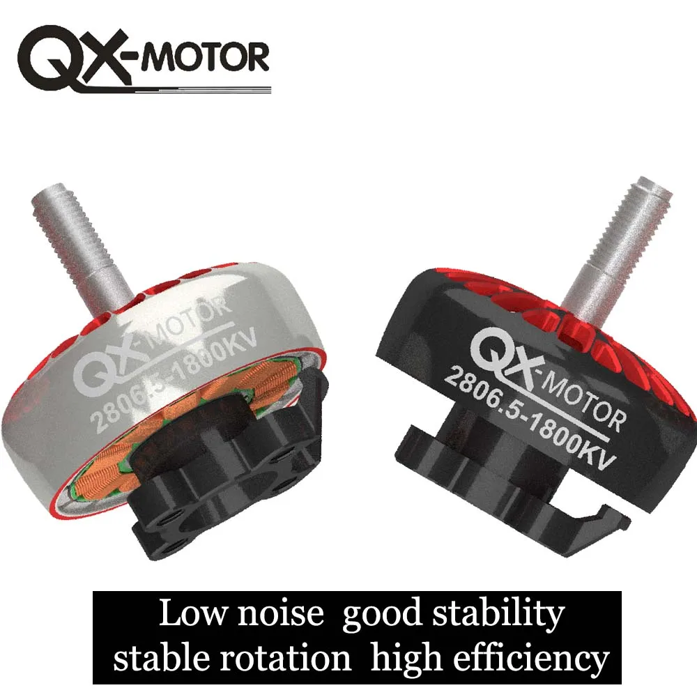 

QX-MOTOR 4pcs 2806.5 3-6s 1300KV / 1800KV Brushless motor for RC FPV / XL7 / XL8 Drones Parts