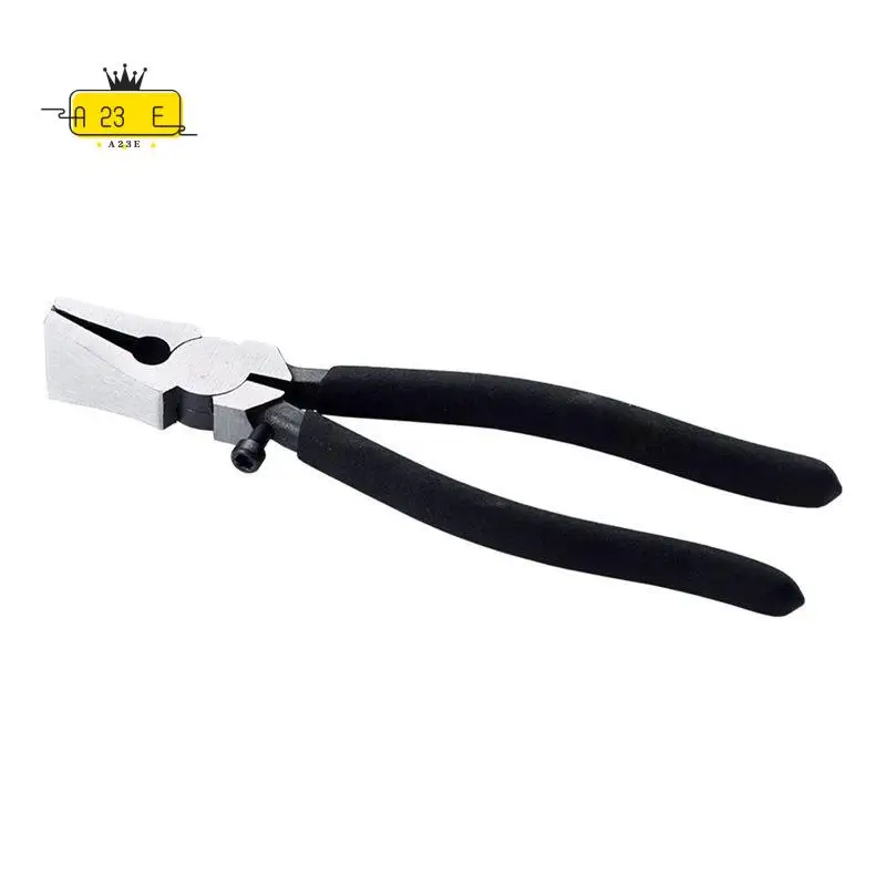 A23E-210MM Flat End Jewelry Making Pliers Glass & Wire Drawing Pliers With Restriction Screw