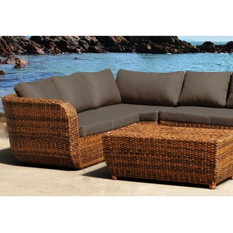 Aluminum Outdoor Chair Garden Rattan Furniture Sofa Set Rope Furniture Set Patio Furniture Sofas