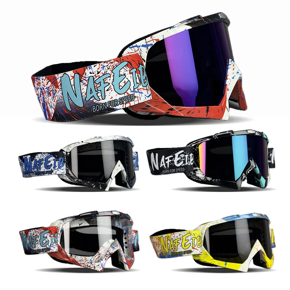 New 2025 Motorcycle Glasses Motocross Goggles Helmet MX Moto Dirt Bike ATV Ski Outdoor Sports Glass Scooter Googles Mask Cycling view 3