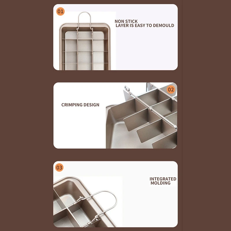 분리대가 있는 논스틱 케이크 베이킹 팬, 18 사전 슬라이스 트레이, 제빵기