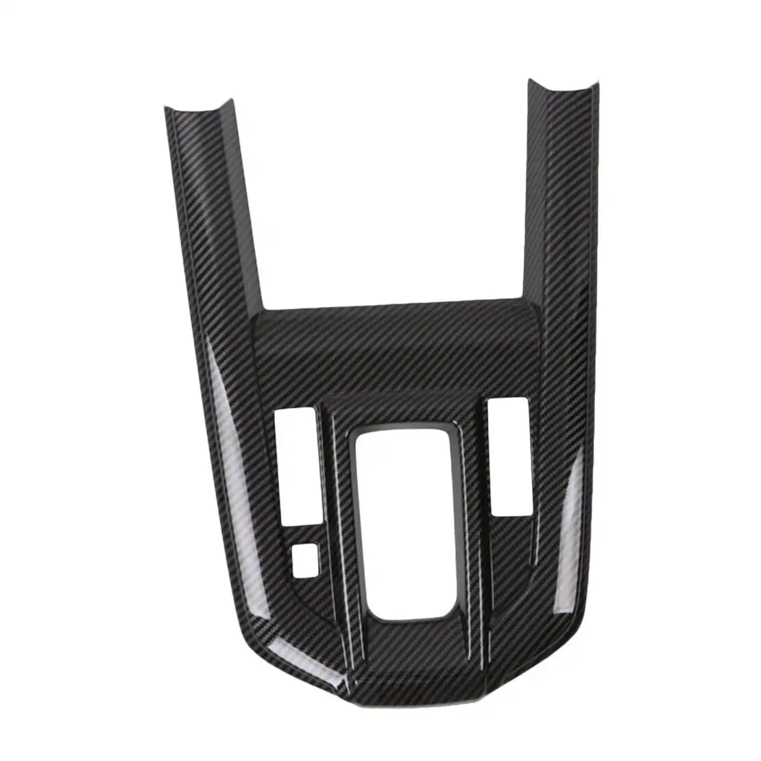 

Car Center Console Gear Shift Panel Cover Trim Fit for Isuzu D-Max 2021 2022 2023 2024 LHD Carbon Fiber Style ABS