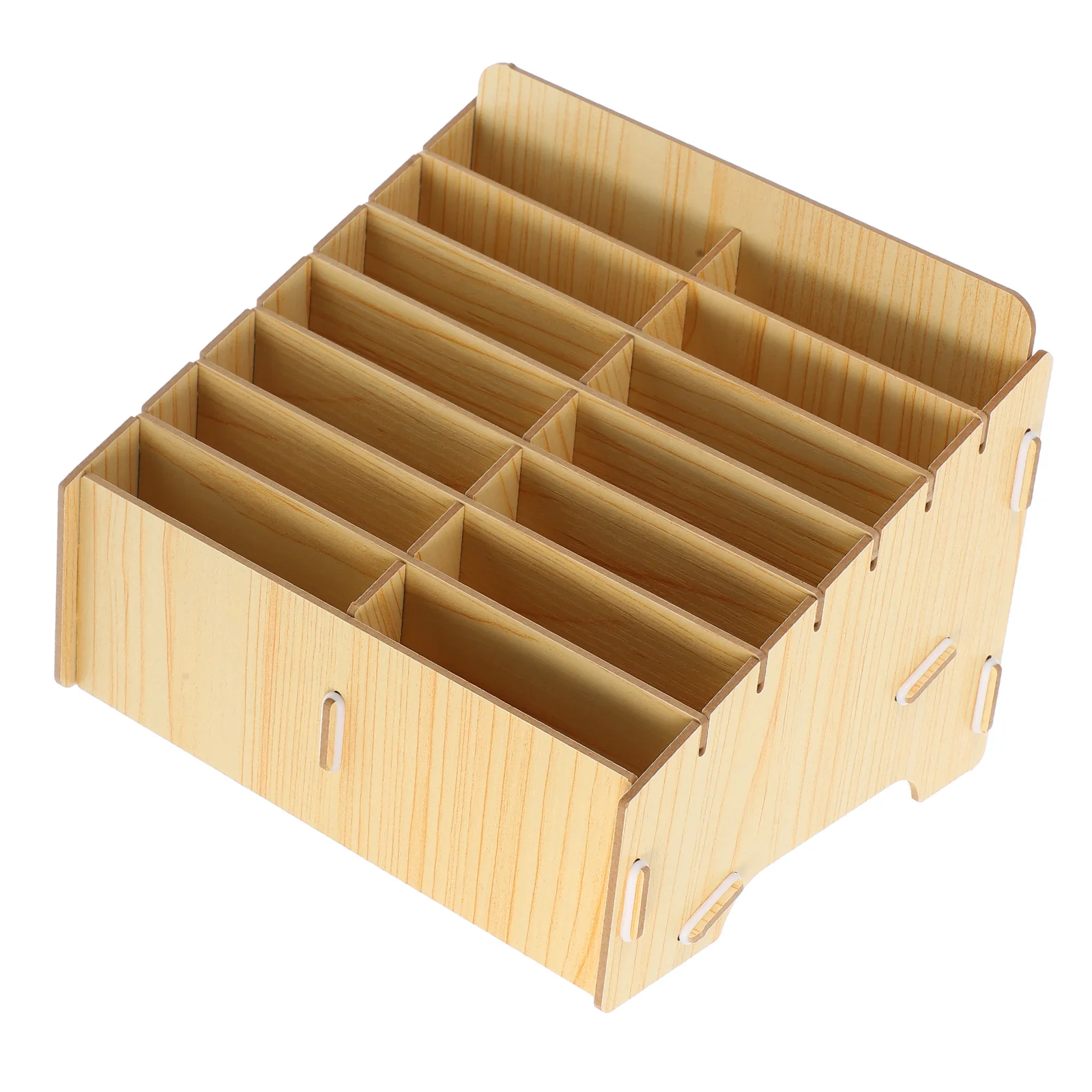 

Mobile Phone Storage Box Cell Cubby for Classroom Folding Holder Covers Organizer Wood
