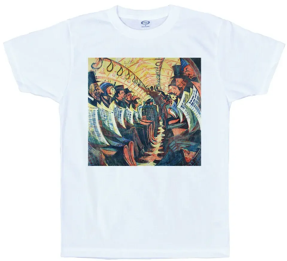 Cyril Power - The Tube Train Painting T shirt Y2K tops Unisex Summer Short Sleeve