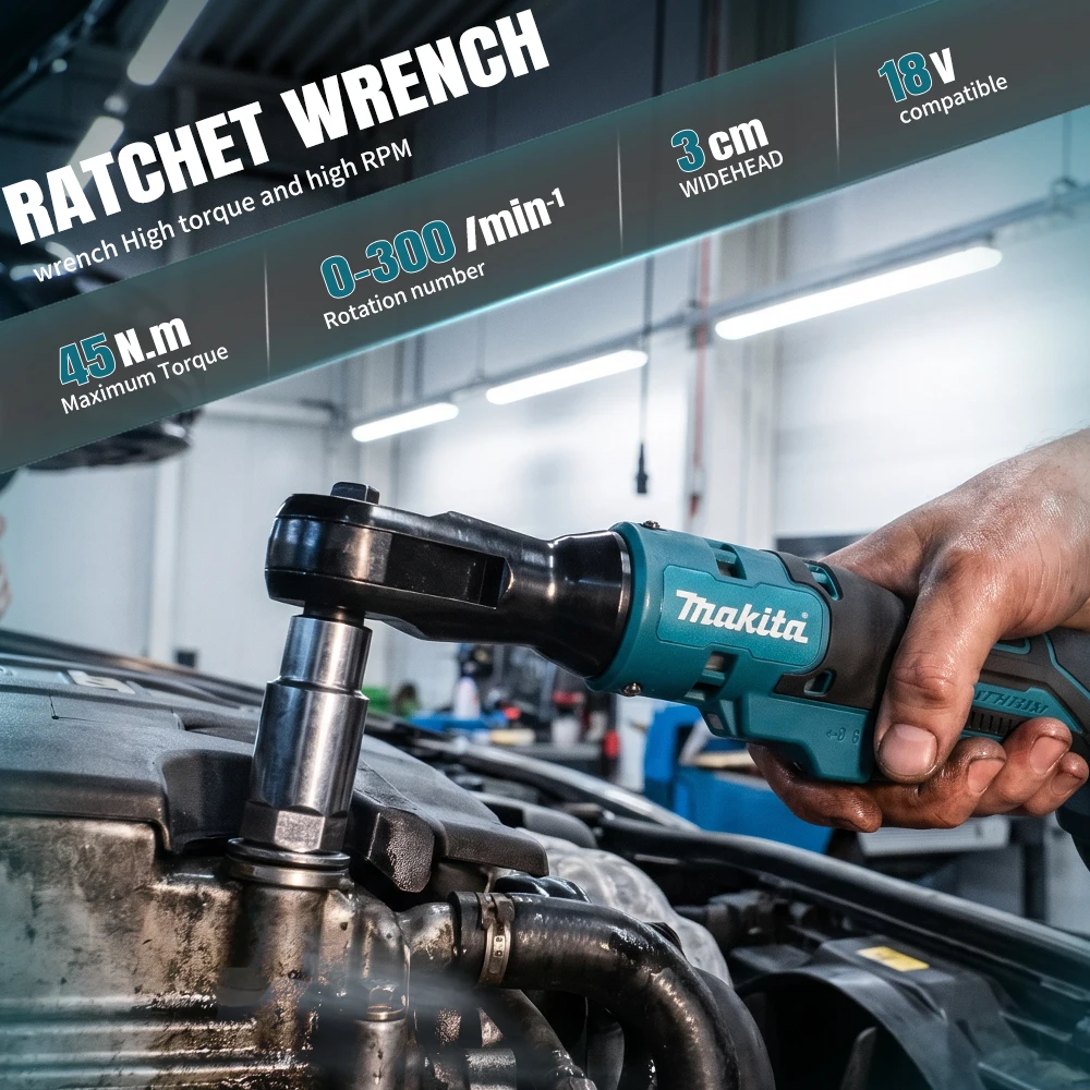 m512-18v-cordless-ratchet-wrench-45n-·-m-high-torque-right-angle-electric-wrench-suitable-for-automotive-maintenance-tools