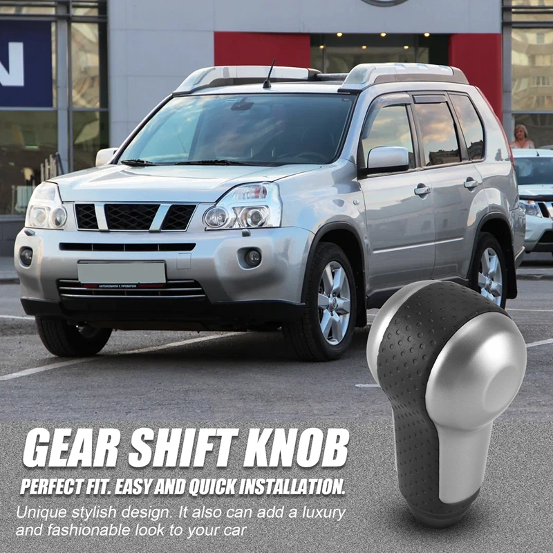 

AT Gear Shift Knob Shifter Lever Handle Gear Knob For Nissan X-Trail T31 Qashqai J10 Rogue 2008-2015-Y79A
