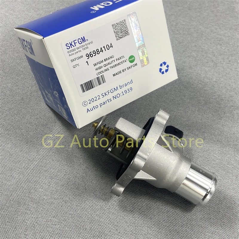 Termostat płynu chłodzącego silnik do Chevrolet Cruze Trax Sonic Aveo Orlando Vauxhall Opel Astra Vectra Zafira 96984104 25193683