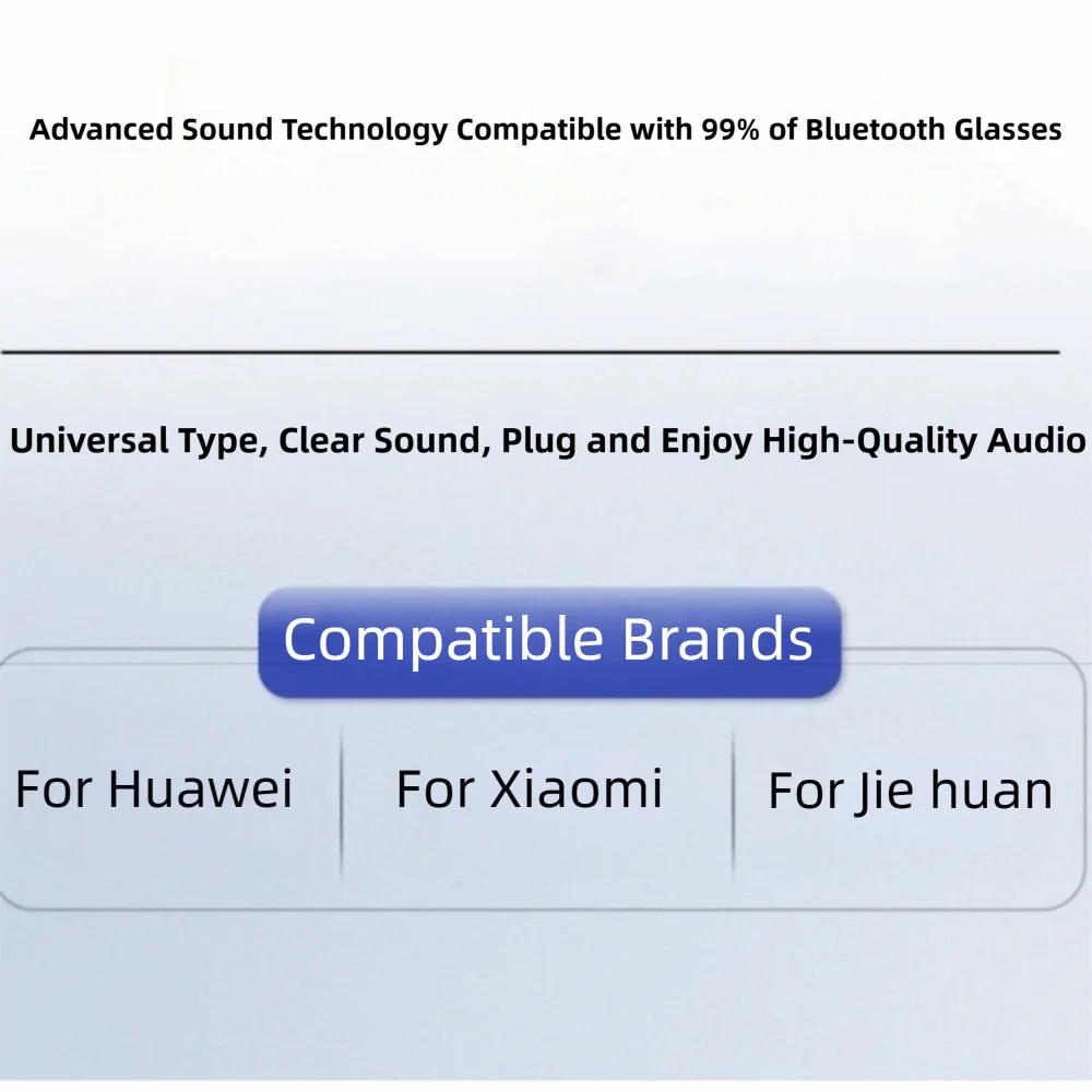 1Pair Silicone Anti Slip Audios Guide Tube Leak Proof AntiSlip Silicone Bluetooth Sound Tube Sound Tube AI Smart Glasses Tube