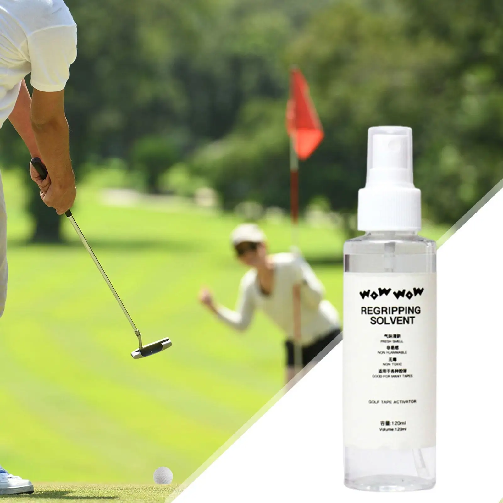 Golf Club Grip Tape Solvent, Easy to Use Repair Tool, Efficient, Accessory,