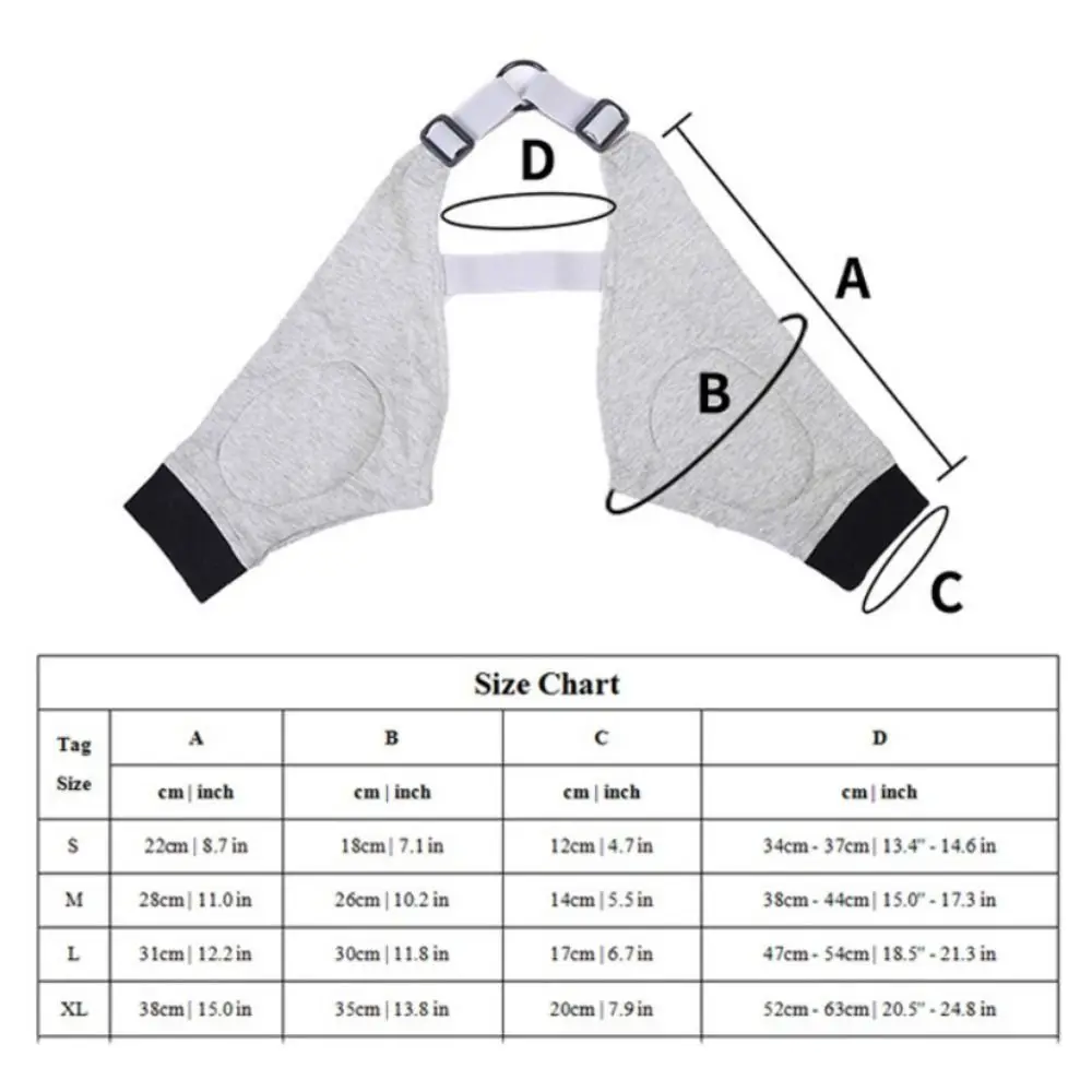 Oddychający rękaw rekonwalescencji dla psa, praktyczny regulowany, bawełniany orteza stawu łokciowego, miękki ochraniacz na łokieć dla psa na