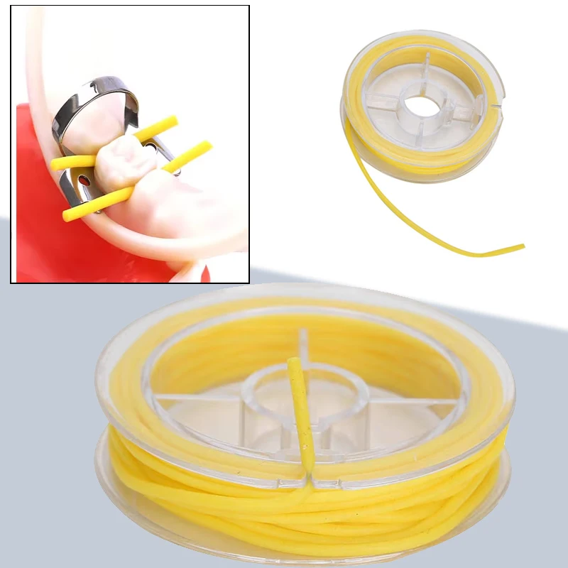 

Стоматологическая резиновая плотина, стабилизирующий шнур, средний размер, диаметр клинья, зажимы для линий, эластичные листы, 2,1 метра, желтый