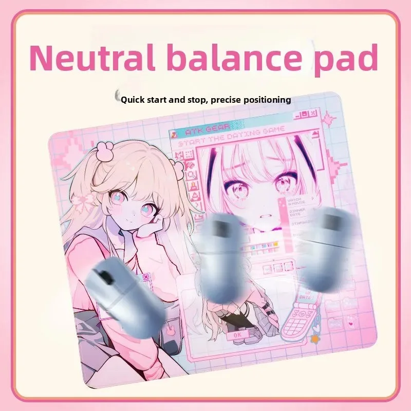ATK Nana Anime Mouse Pad Neutral Sliding Pad for Fps Dedicated E-sports Game Durable Computer Desktop Accessories Unique