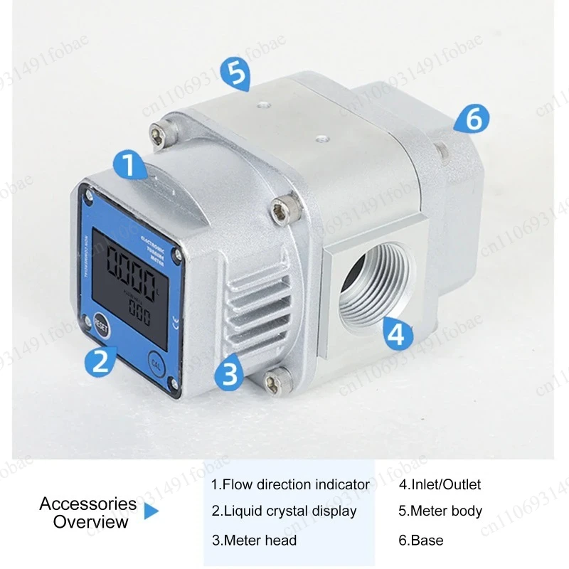 Industrial High-precision Gas Metering Equipment, Liquid Crystal Digital Display, Multi-caliber Optional Adaptation