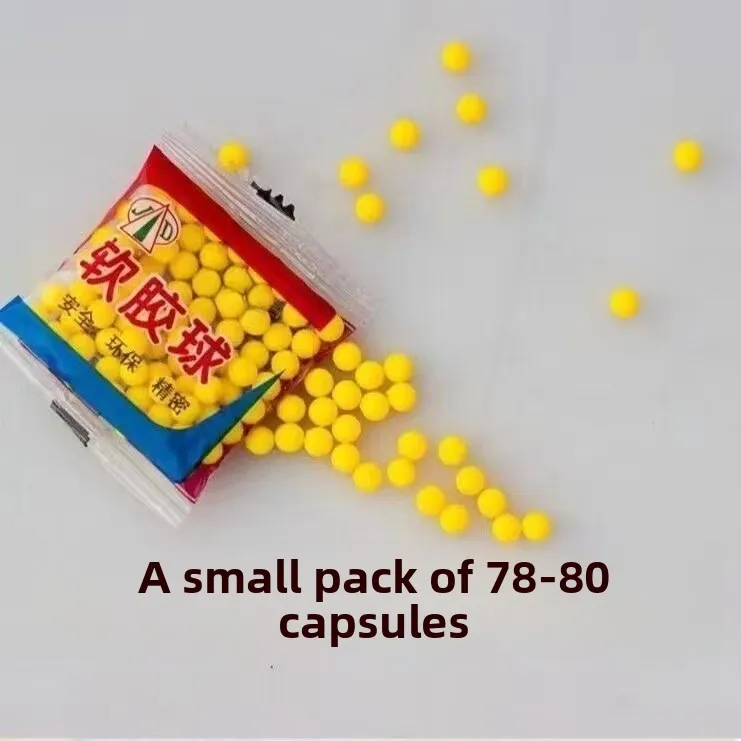 Balas de bola de borracha macia de 7-8 mm