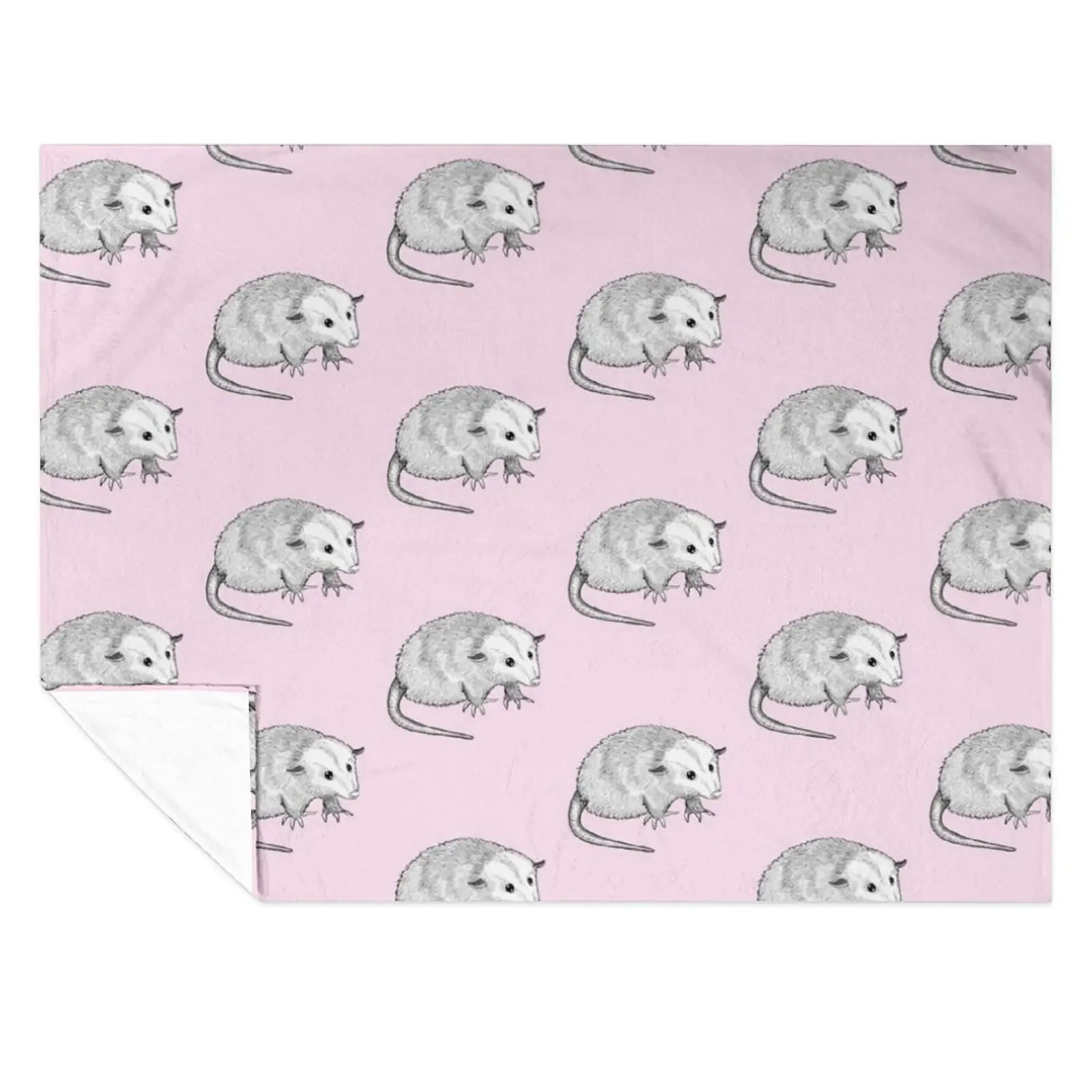 

Little Opossum Throw Blanket Sofa blankets ands Decorative Sofas blankets and throws Blankets