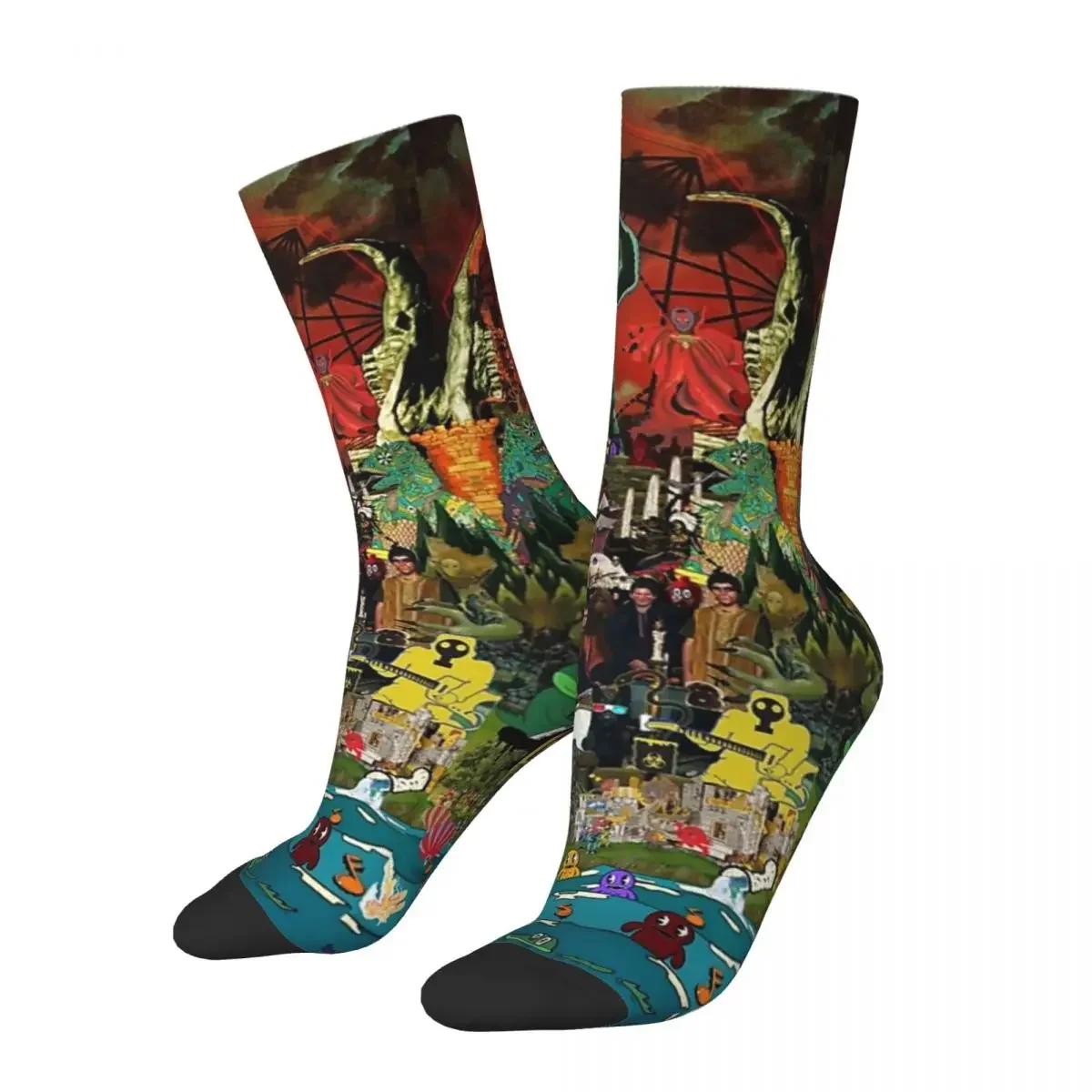 

King Gizzard And The Lizard Wizard Socks Harajuku High Quality Stockings All Season Long Socks for Man Woman's Birthday Present